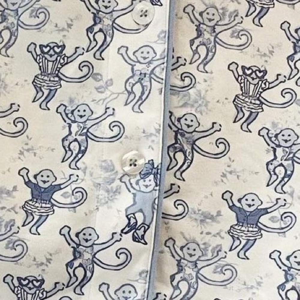 Roller Rabbit Summer x Love Shack Fancy Pastiche De Monkey Polo Pajama